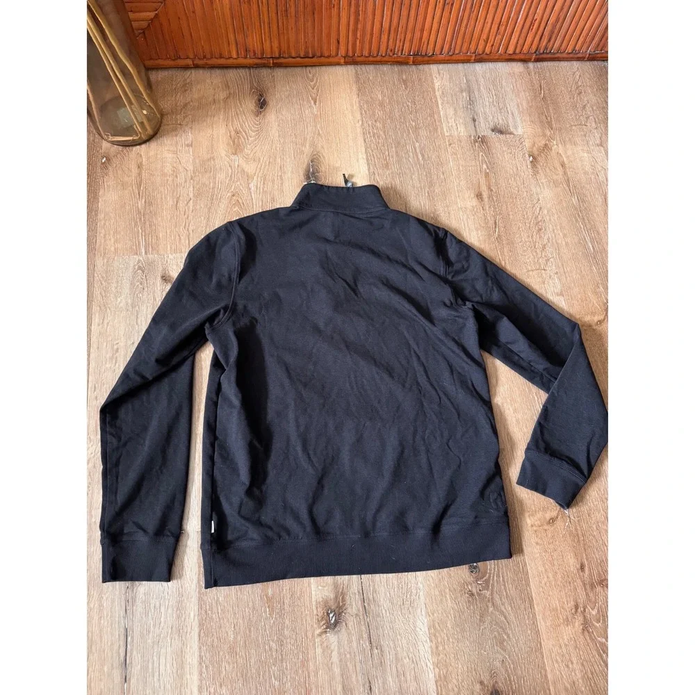 Vuori Black Heather Coronado V253 Half Zip Pullover Sweater Size L